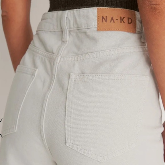 New with tags. Na-kd raw hem jeans - Picture 9 of 12
